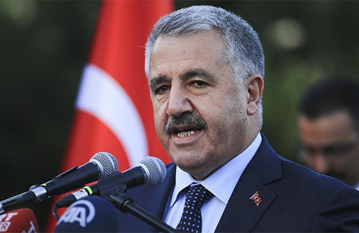 Bakan Arslan, Çamlıca TV Radyo Kulesi inşaatını gezdi