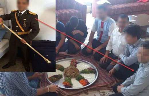 Kaynak Holding'den çıktı 'Maklube' sofrasındaki asker 