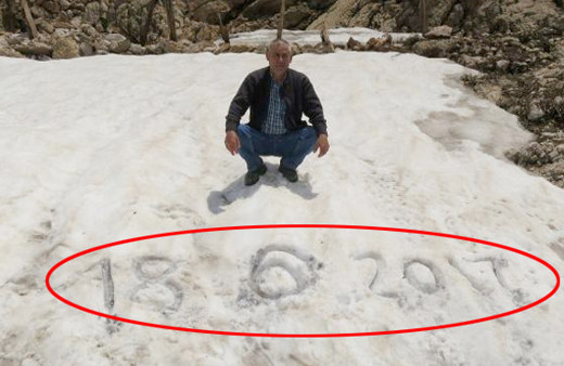 Yaz geldi ama onlar hala karla kapanan yolları açıyor!