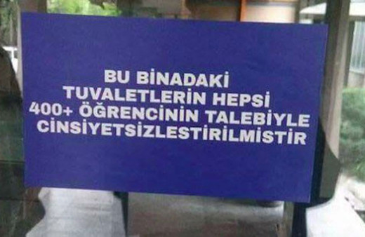 ODTÜ'den "cinsiyetsiz" tuvalet açıklaması