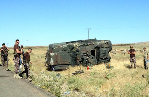 Cumhurbaşkanı Erdoğan'ı korumak için gidiyorlardı yolda feci kaza!