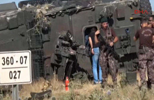 Cumhurbaşkanı Erdoğan'ı korumak için gidiyorlardı yolda feci kaza!