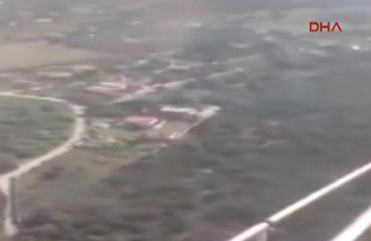 Düşen helikopterde ölüm anını canlı kaydetti