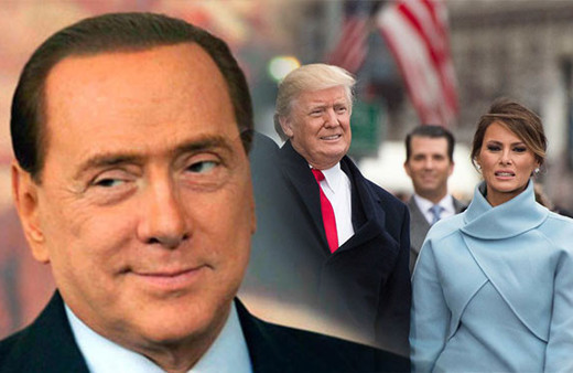 Berlusconi'den skandal sözler "Trump'un eşinden hoşlanıyorum"