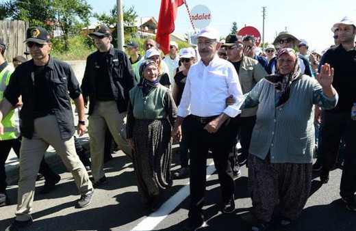 Bolu Dağı'nda Adalet Yürüyüşü gerginliği