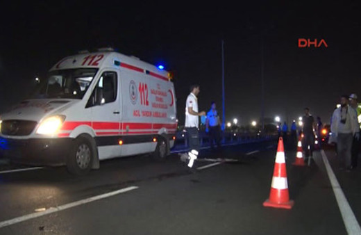 Avrasya Tüneli çıkışında feci kaza