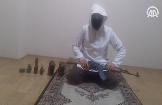 DEAŞ'lı teröristlerin eylem hazırlığı görüntülerine ulaşıldı