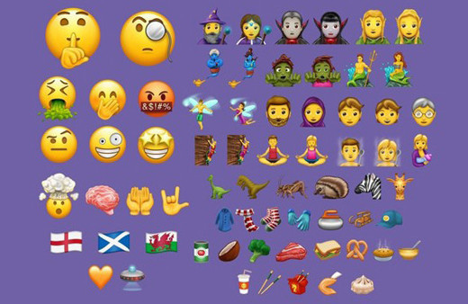Akıllı telefonlar yeni çılgın emojiler!