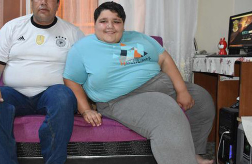 10 yaşında ve 165 kilo!