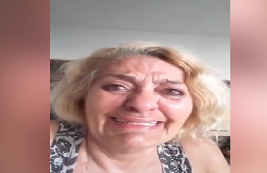 'Adalet Mitingi'ne gidemediği için hüngür hüngür ağlayan teyze!