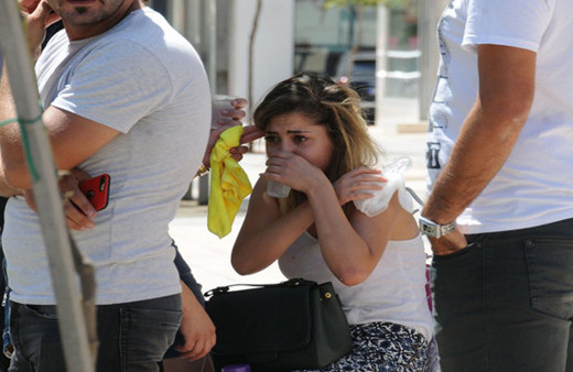 Genç kadın sürücü şoka girdi o anlar böyle görüntülendi