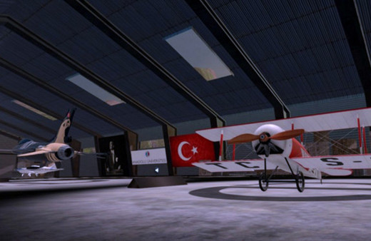 Sanal gerçeklikle uçak hangarı gezisi imkanı