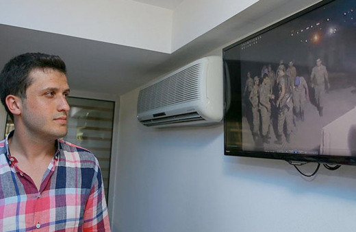 Kahraman asker kendi görüntülerini ilk kez izledi