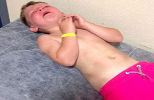 Havuzda başına öyle bir şey geldi ki...