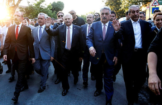 Başbakan Milli Birlik Yürüyüşü'nde