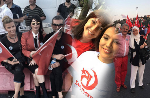 15 Temmuz'da köprüye bakın hangi ünlü isimler gitti!