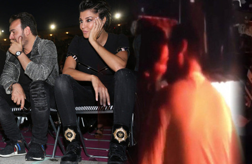 Deniz Akkaya'dan dudak dudağa dans