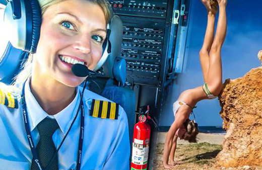 Bu pilotla uçmak için can atacaksınız!