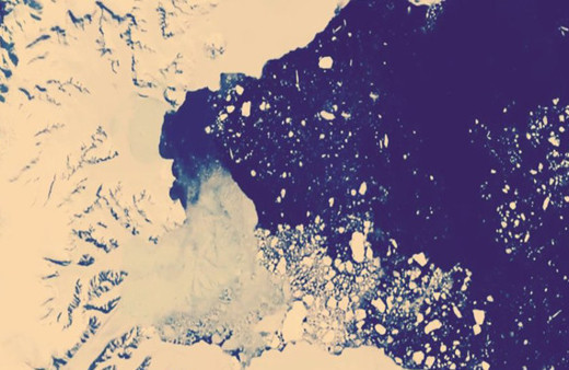 1 Trilyon tonluk buzdağının kırılan yüzü!