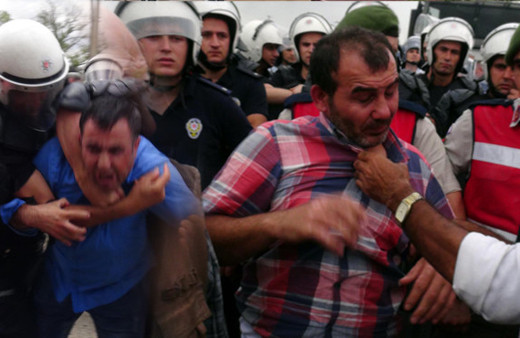 Sela okuyup direnin çağrısı yaptılar ortalık fena karıştı