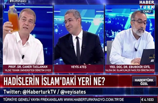 Canlı yayında deve sidiği polemiği