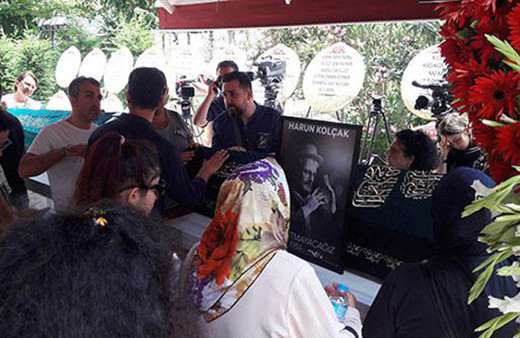 Harun Kolçak'ın cenazesi dikkat çeken detaylar