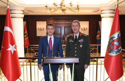  Milli Savunma Bakanı Canikli'den Orgeneral Akar'a ziyaret