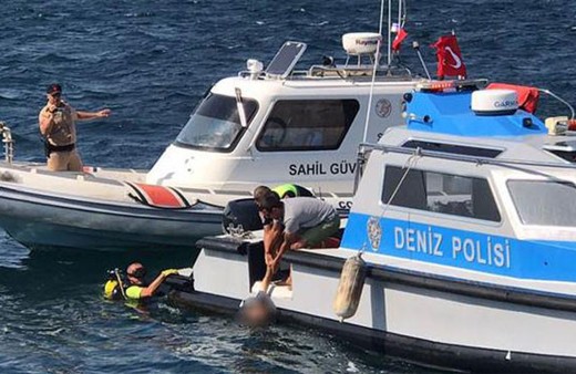 Çanakkale'de denize düşen bir kişi boğuldu
