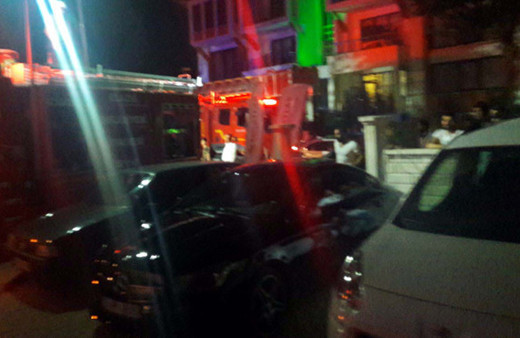 Elektrik panosu yandı davetliler hastanelik oldu