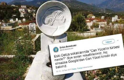 Datça Belediyesi isyan etti Can Yücel'in türbesi aranınca...
