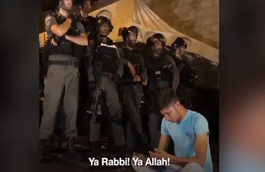 Kudüslü genç Allah’a böyle yalvardı!