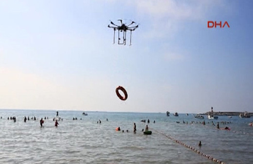 ‘Drone’lar can kurtarıyor