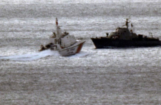 Yunan Sahil Güvenliği'nden Türk gemisine silahlı saldırı