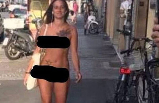 Giyinmek istemeyen kadına para cezası