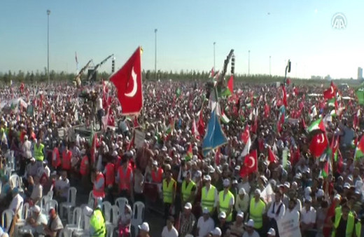 Yenikapı'da 'Büyük Kudüs Mitingi'