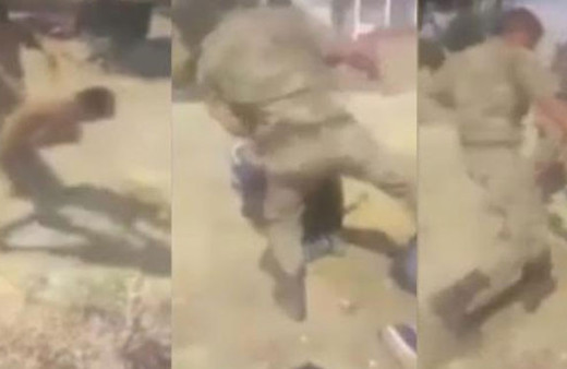 Suriyelileri darbeden 3 asker tutuklandı