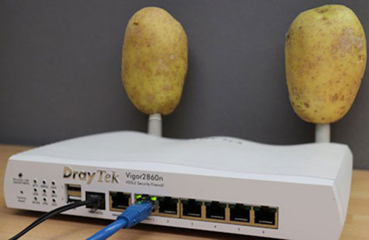Modemin antenlerine patates takarsanız bakın ne olur