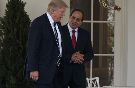 Trump ve Sisi'den Katar diplomasisi