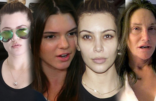 Kardashian'ların makyajsız halleri sizi şoke edecek!