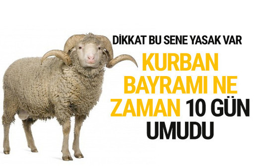 Kurban bayramı tatili 10 gün mü oluyor? Yasak geldi