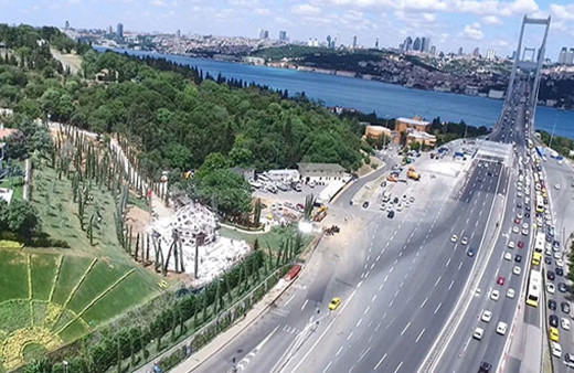 15 Temmuz Şehitler Anıtı'nın yüzde 95'i tamamlandı