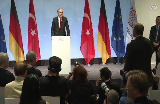 Erdoğan'dan Alman gazeteciye müthiş kapak!