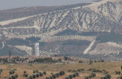 Kilis'te sınıra 25 metrelik gözetleme kulesi