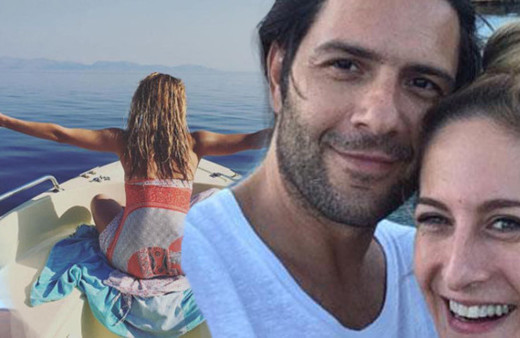 Kenan Ece ve Canan Ergüder'den romantizm dolu tatil