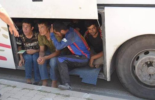 Yolcu otobüsü durdurulunca... Tam 119 kişi!