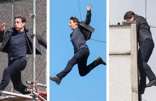 Film setinde duvara çarpan Tom Cruise ölümden döndü!