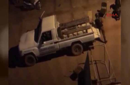 Burkina Faso'daki çatışma anı kameraya böyle yansıdı!