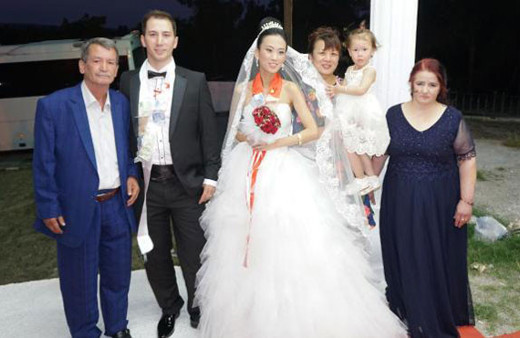 Çinli geline Trakya düğünü yaptılar ortaya bu görüntüler çıktı