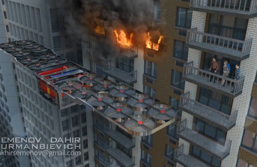 Geleceğin itfaiye araçları böyle olacak