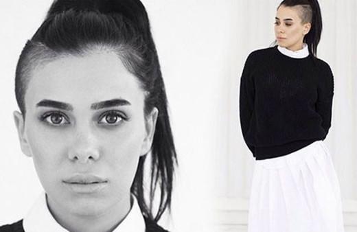 Asena Atalay sevgilisinin tişörtünden fal baktırıyor